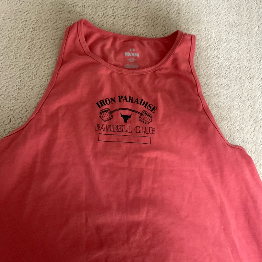Under Armour Iron Paradise Barbell Club tank top CB